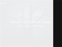 Tablet Screenshot of hauntedfamilytrees.com